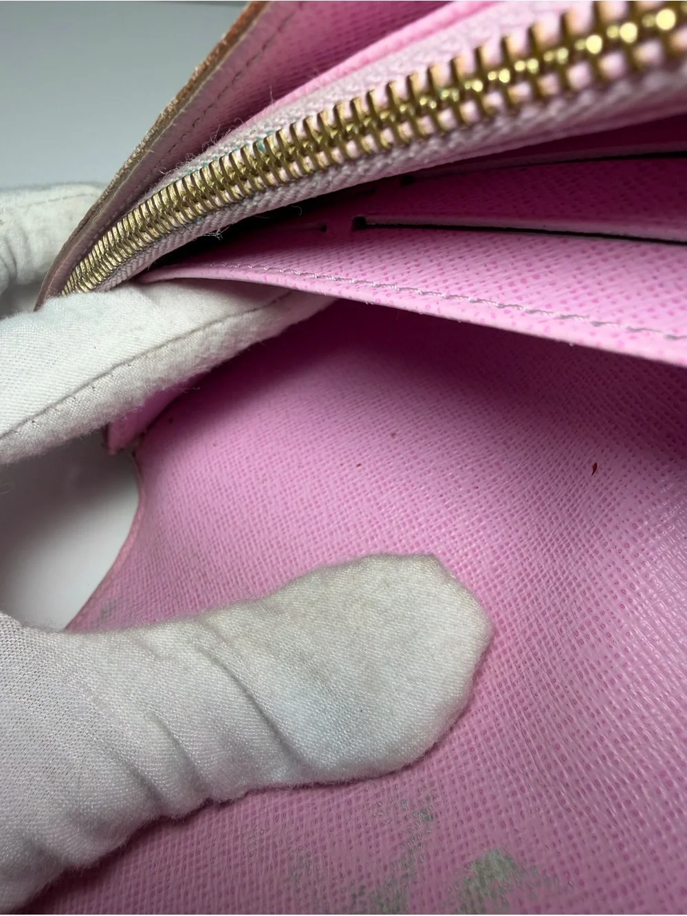 Louis Vuitton Murakami White Multicolor Monogram Canvas Long Wallet w Pink int.